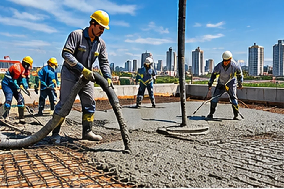Concreto usinado e obra em Brazlândia